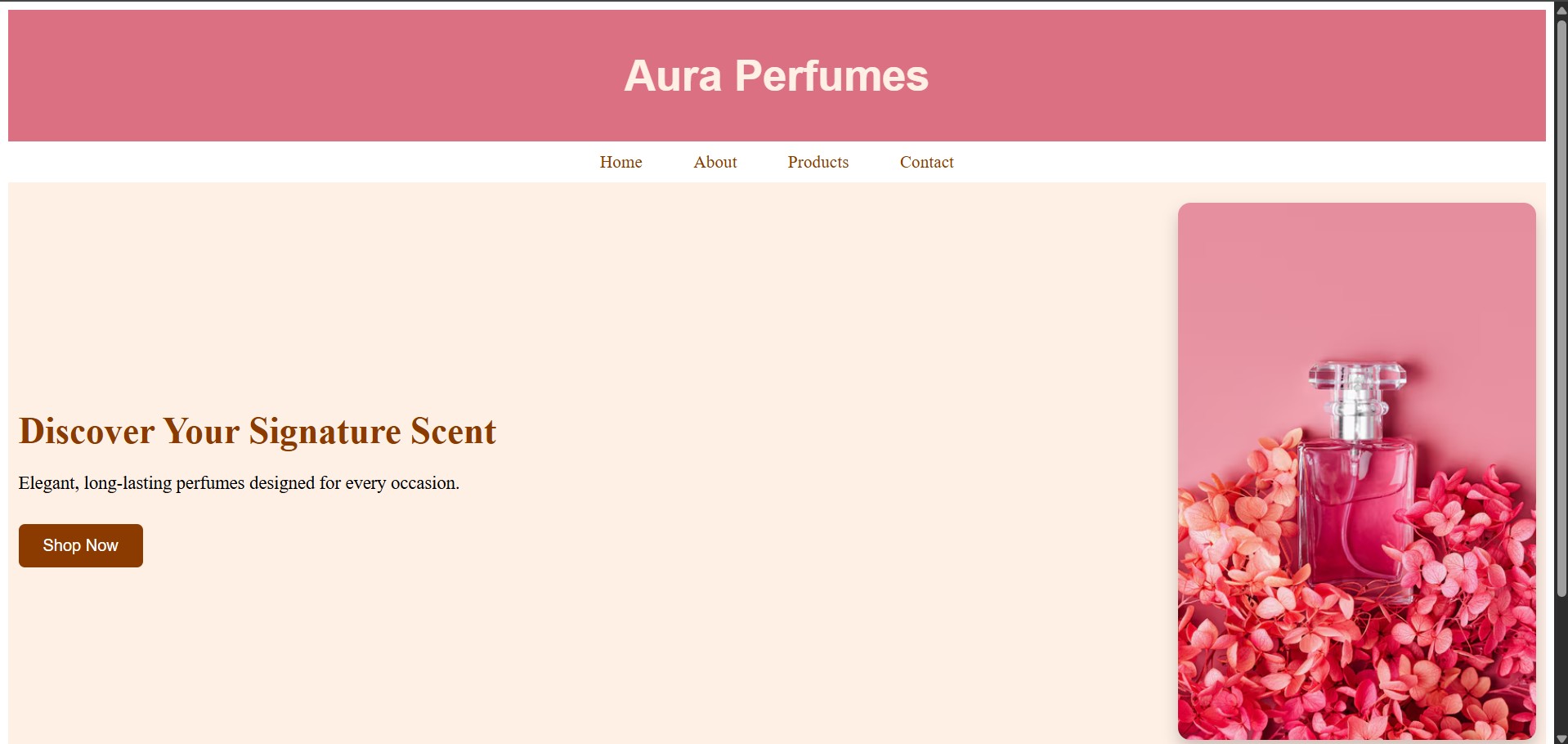 Perfume Website
