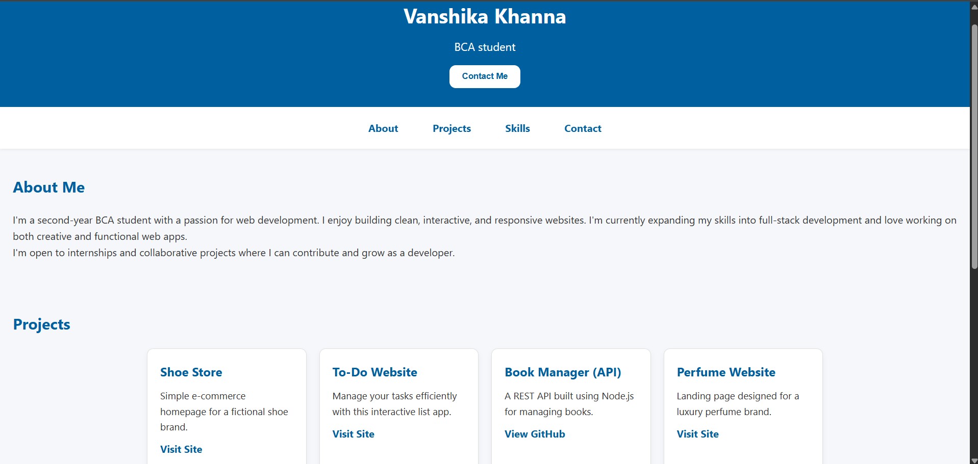 Portfolio Website