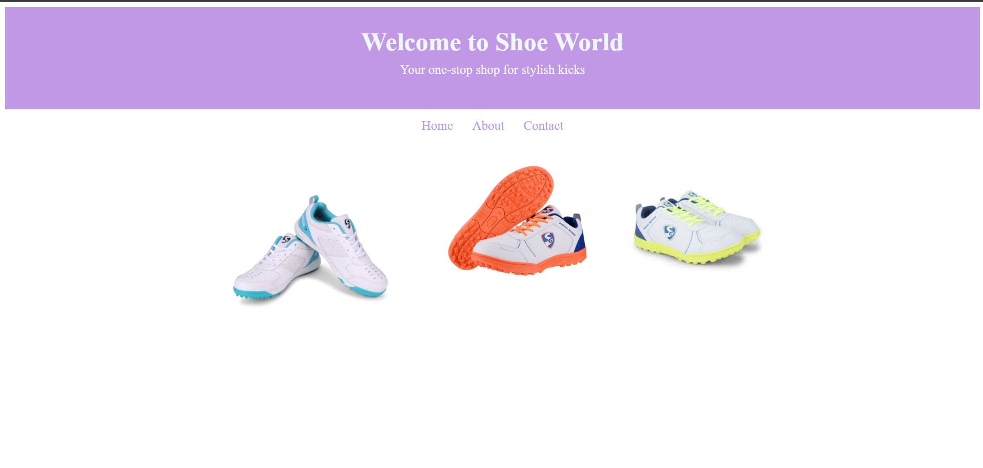 Shoe Website